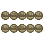 ahead - Whistler Golf Club Ball Markers (BM4 WHIS - BRASS)
