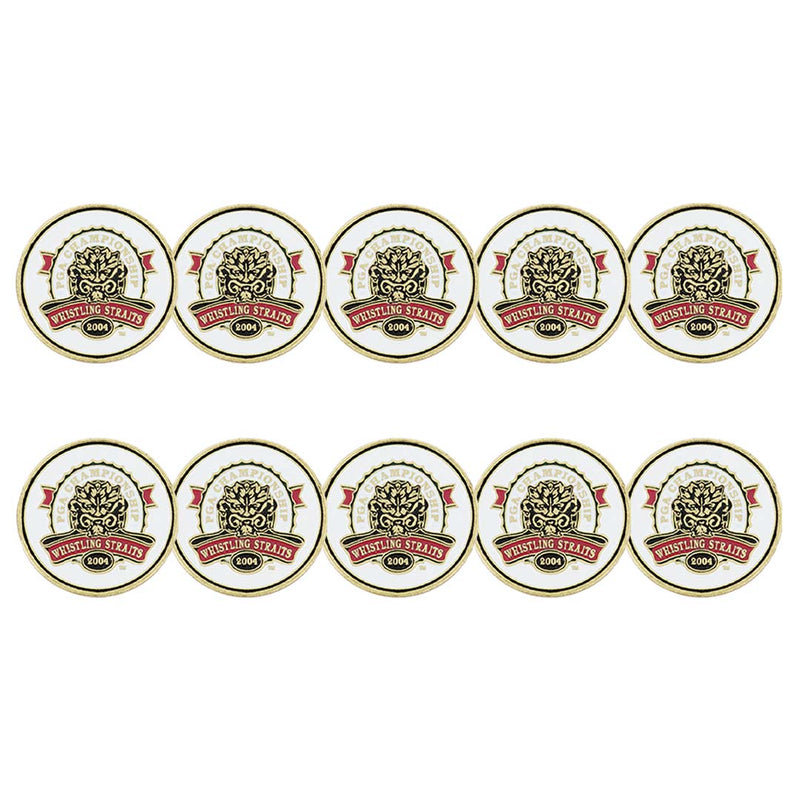 ahead - Whistling Straits PGA Championship Golf Ball Markers (BM BALLWS-4WHT)
