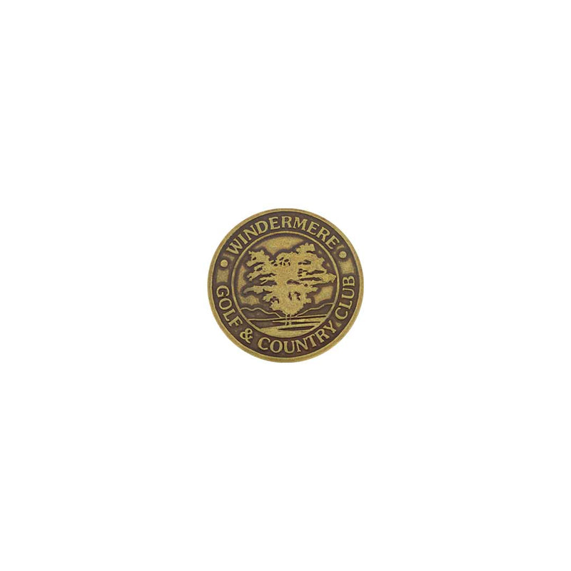 ahead - Windermere Golf & Country Club Ball Markers (BM4R WINDGC - BRASS)