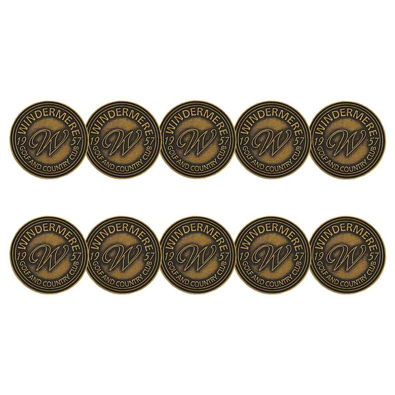 ahead - Windermere Golf and Country Club Ball Markers (BM4WINDE-BRSS)