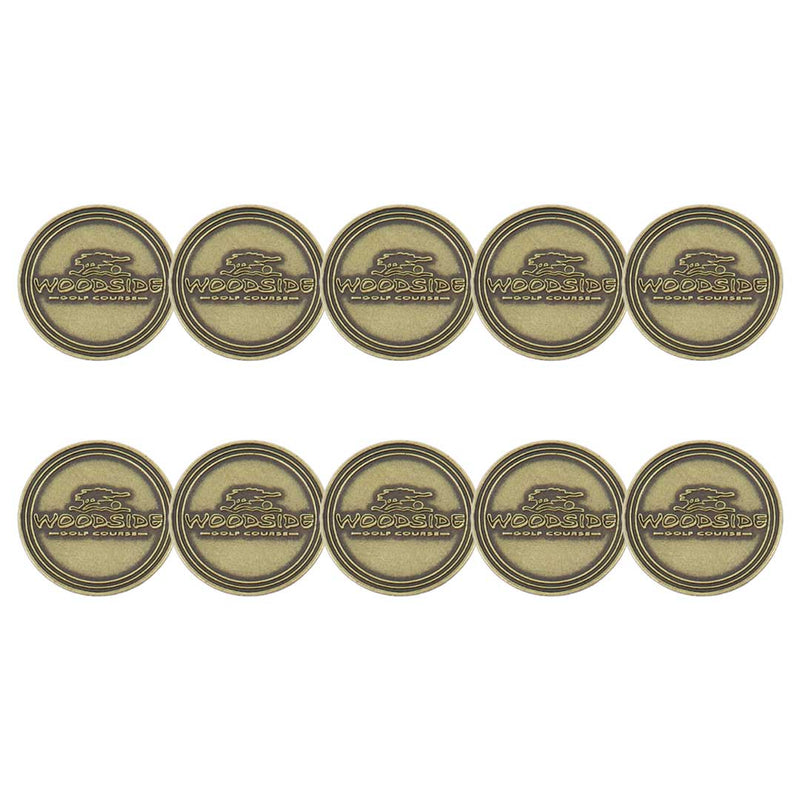 ahead - Woodside Golf Course Ball Markers (WOODSIDE-BRSS)