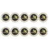 ahead - Wascana Country Club Golf Ball Markers (BM4 WASCAN-WHT-BLK-GOLD)