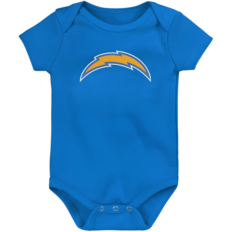 NFL - Kids' (Infant) Los Angeles Chargers Primary Logo Short Sleeve Creeper (HK1N1MK99F20SB9 CHA)