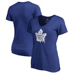 Fanatics - Women's Toronto Maple Leafs Splatter V-Neck T-Shirt (3A40 8421 2GZ CZR)