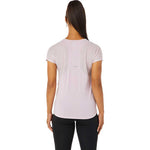 Asics - T-shirt à manches courtes et col en V pour femmes (2012A981 702)