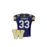 CFL - Winnipeg Blue Bombers Harris Jersey Pin (CWIJEA33)