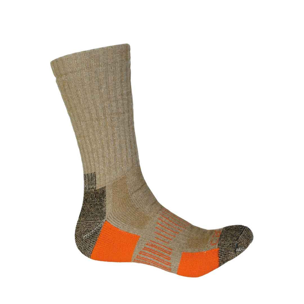 Carhartt - Lot de 2 paires de chaussettes tout-terrain pour homme (CHMA2072C2 BRN)