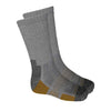 Carhartt - Lot de 2 paires de chaussettes tout-terrain pour homme (CHMA2072C2 GRY)