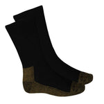 Carhartt - Men's 2 Pack Steel Toe Boot Sock (CHMA7672B2 BLK)