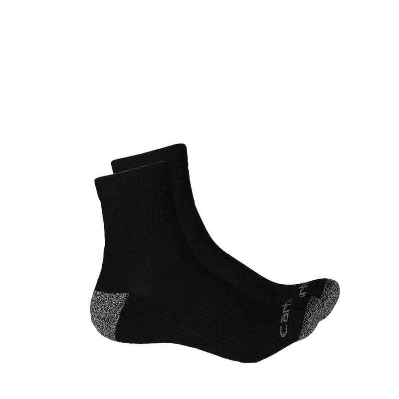 Carhartt - Men's 2 Pack Work 1/4 Sock (CHMA0254Q2 BLK)