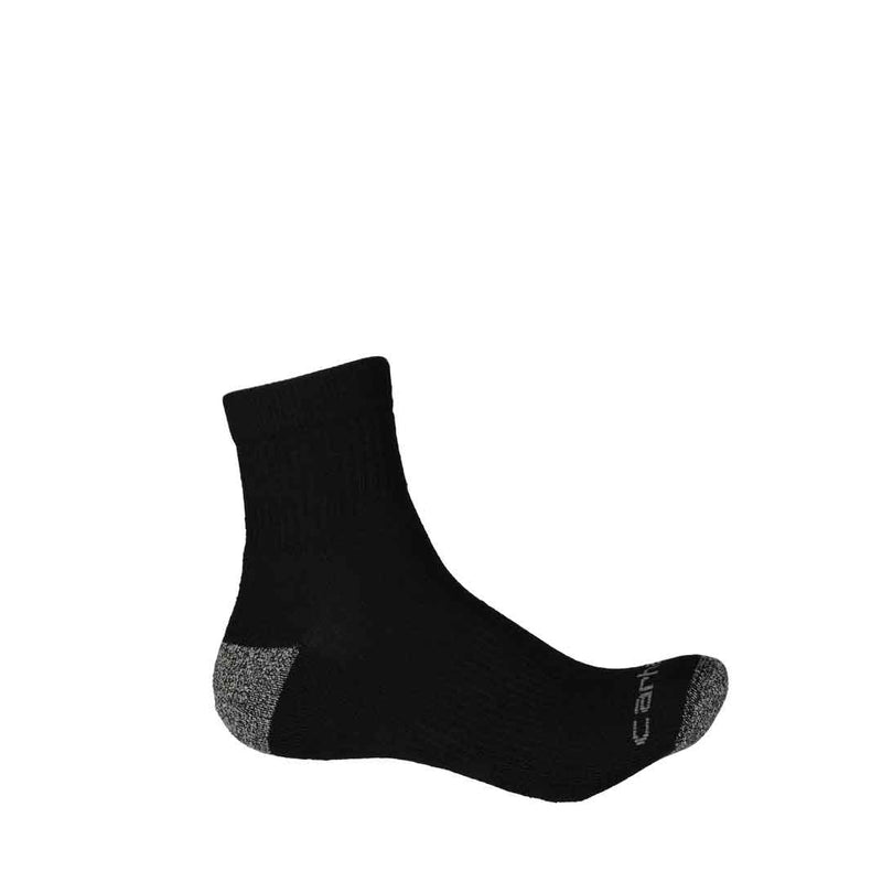 Carhartt - Lot de 2 chaussettes de travail 1/4 pour homme (CHMA0254Q2 BLK)