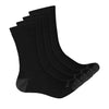 Carhartt - Lot de 4 paires de chaussettes mi-mollet pour homme (CHMA6559C4 BLK)