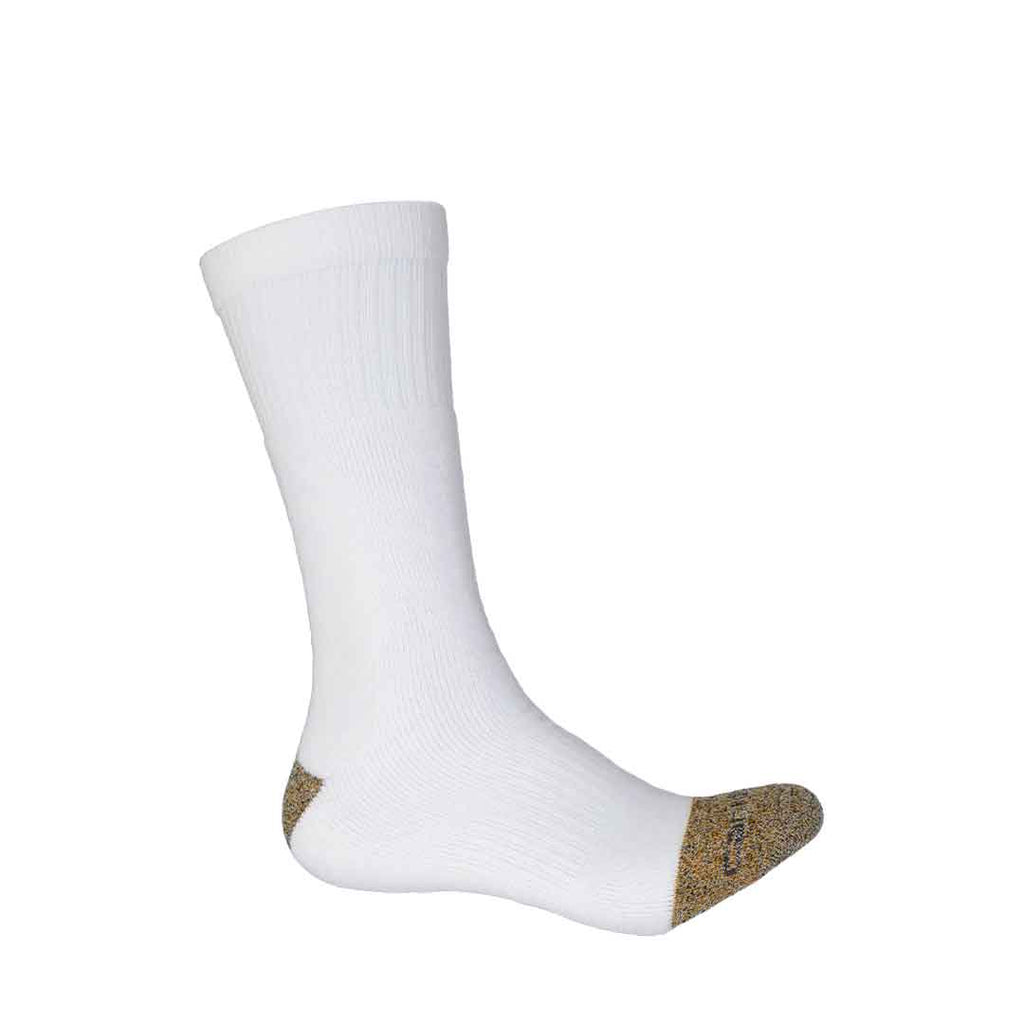 Carhartt - Men's 6 Pack All Season Crew Sock (CHMA0109C6 WHT)