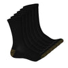 Carhartt - Lot de 6 paires de chaussettes toutes saisons pour femme (CHWA0115C6 BLK)