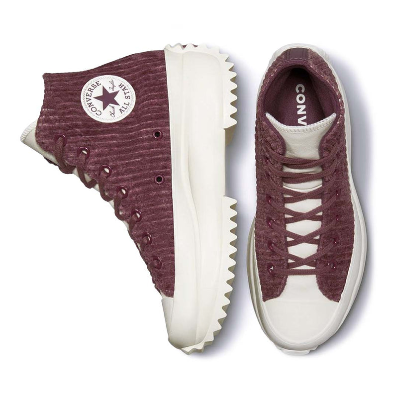 Converse - Chaussures Montantes Run Star Hike Platform Striped Knit Unisexe (A03252C)