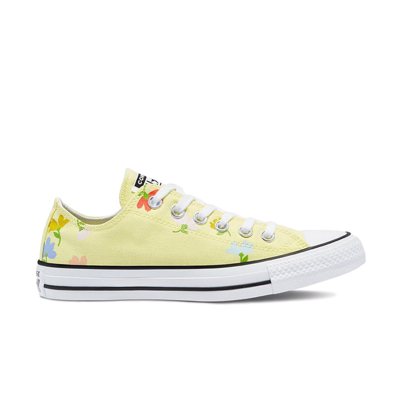 Yellow low cut converse discount