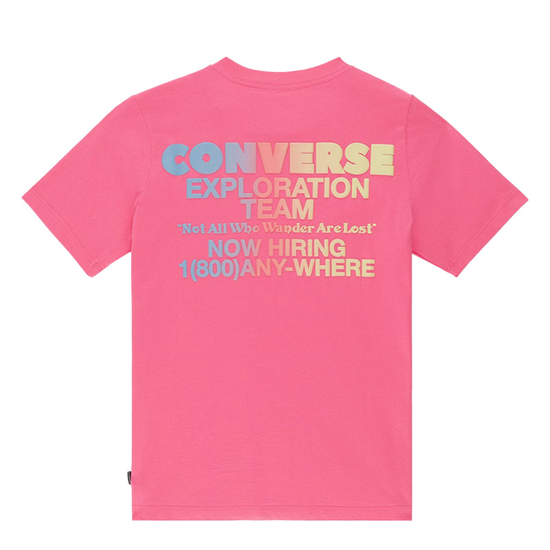 Converse - T-shirt classique de l'équipe d'exploration pour femmes (10022260 A03)
