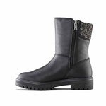 Cougar - Bottes mi-hautes en cuir Neptune pour femme (NEPTUNE2-L BLK)