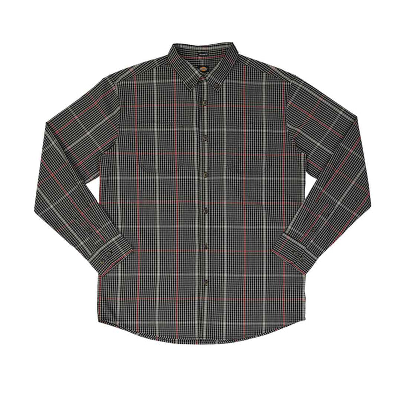 Dickies - Men's Flex Relaxed Fit Woven Plaid Shirt (WL651GPY)