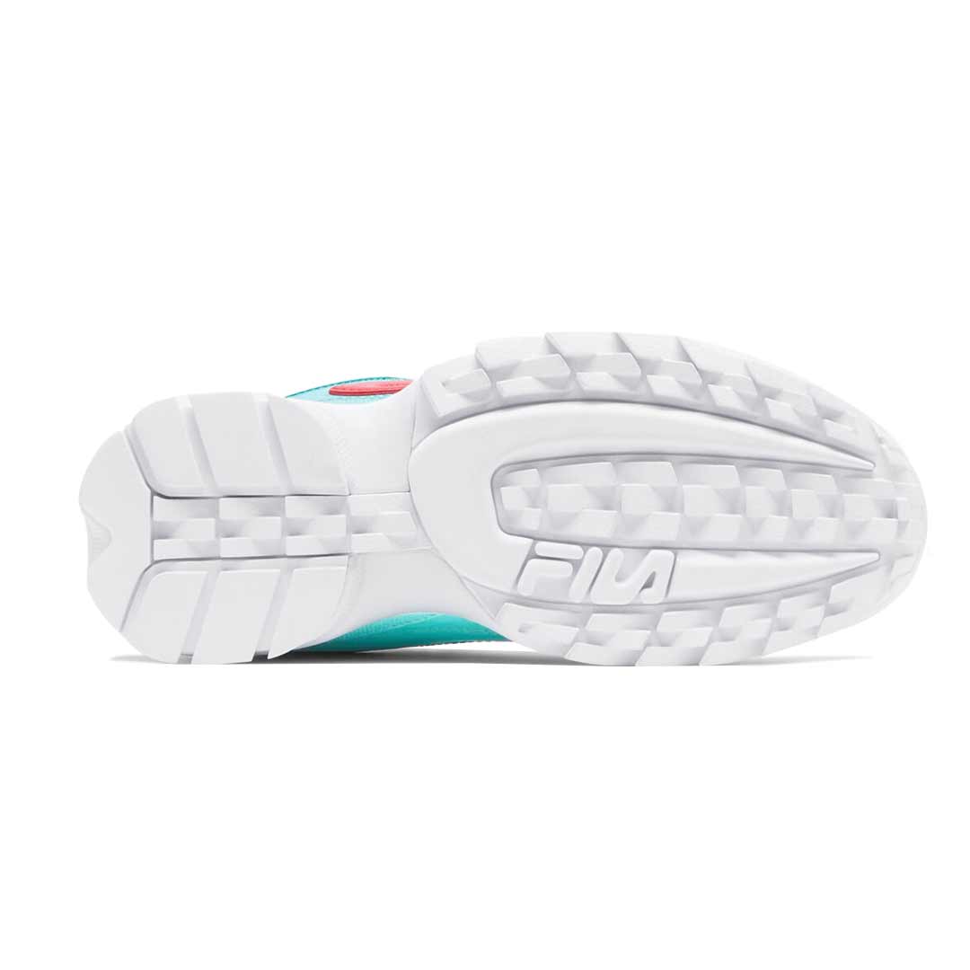 FILA Kids Junior Disruptor II Premium Shoes 3XM01602 466 Teal Pnk 2.5
