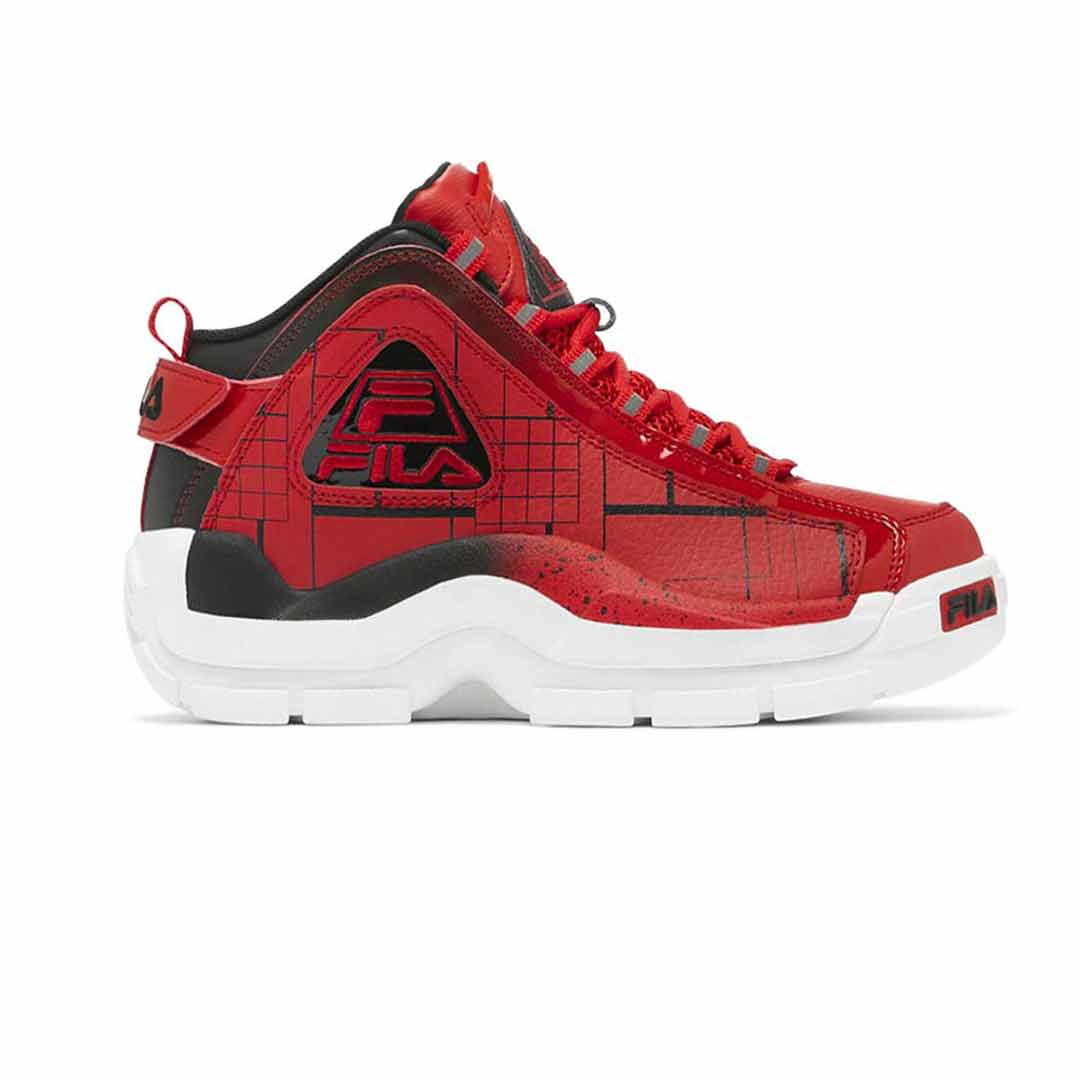 Fila red and blue shoes outlet