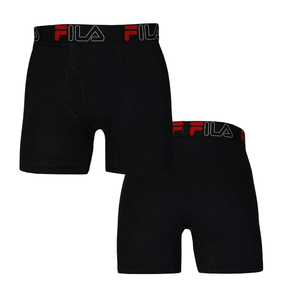 FILA - Lot de 4 boxers pour homme (FM412BXCS28 020)