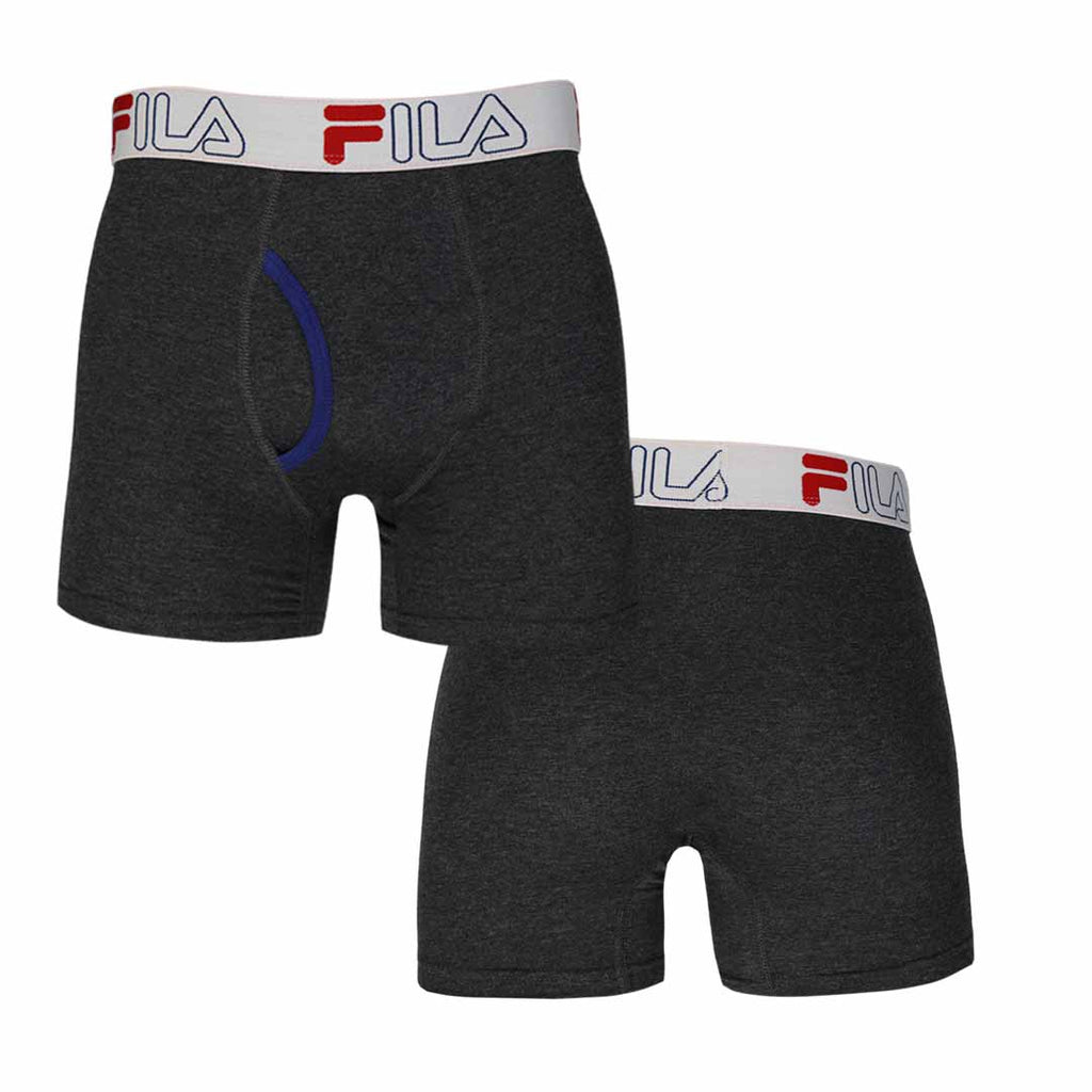 FILA - Lot de 4 boxers pour homme (FM412BXCS28 034)