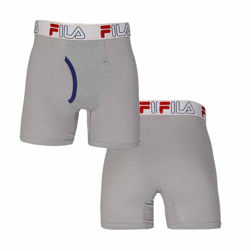 FILA - Lot de 4 boxers pour homme (FM412BXCS28 034)