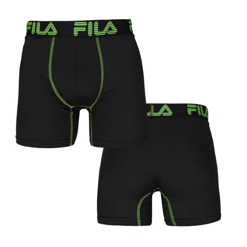 FILA - Lot de 4 boxers pour hommes (FM412BXPB9 001)