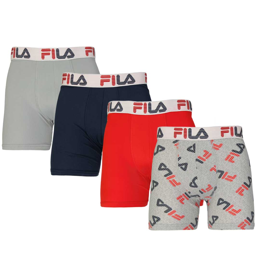 Fila Men's 4 Trunk No Fly Front with Pouch, Jersey & Mesh, 4-Pack, Navy,  Small : : Clothing, Shoes & Accessories
