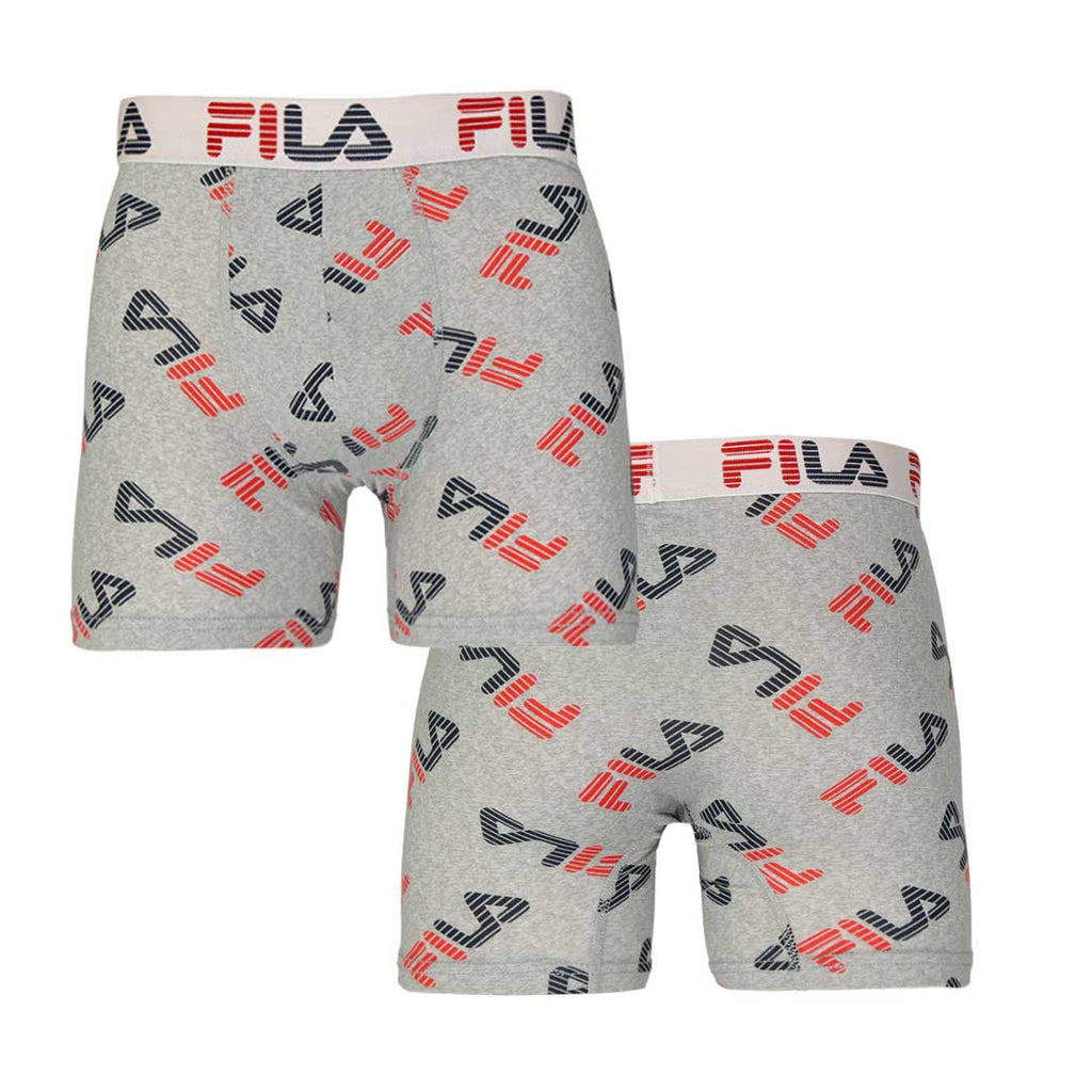 FILA - Lot de 4 boxers pour hommes (FM412BXPB9 020)