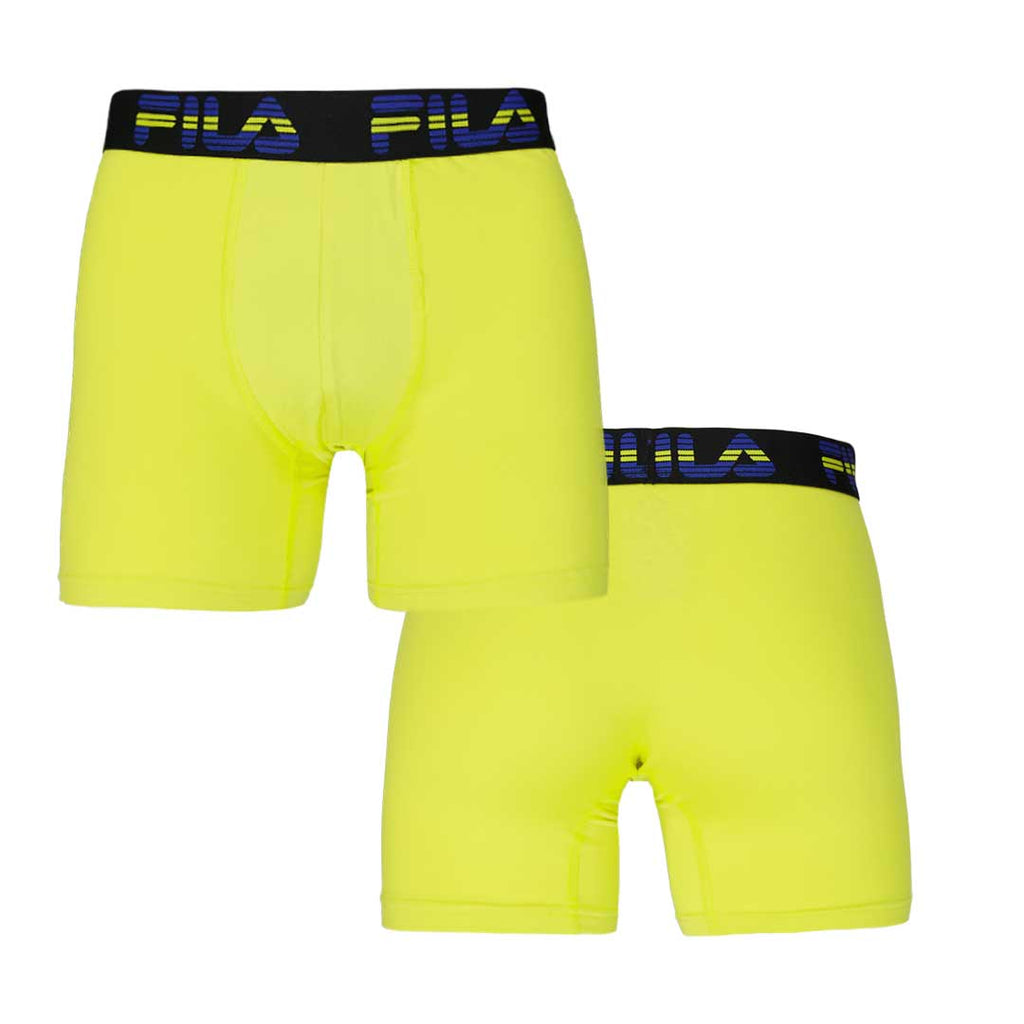 FILA - Lot de 4 boxers pour hommes (FM412BXPB9 400)