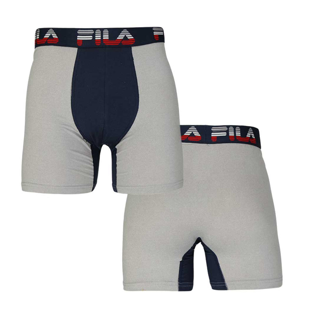 FILA - Lot de 4 boxers pour hommes (FM412BXPB9 410)