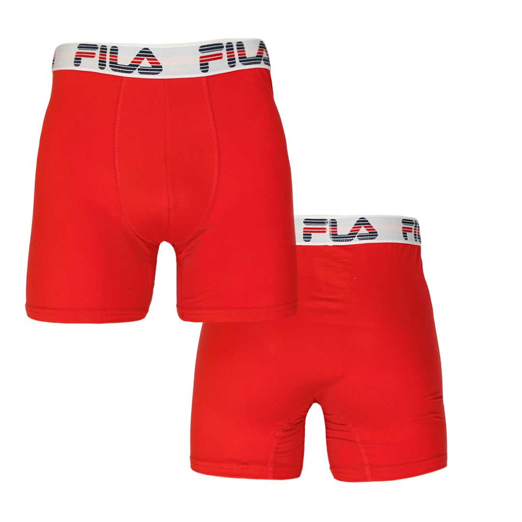 FILA - Lot de 4 boxers pour hommes (FM412BXPB9 600)