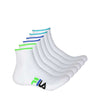 FILA - Lot de 6 chaussettes 1/4 pour homme (M-FW0100 COMBO3)