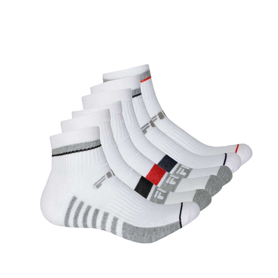 FILA Men s 6 Pack 1 4 Sock M FW1920 COMBO3 SVP Sports