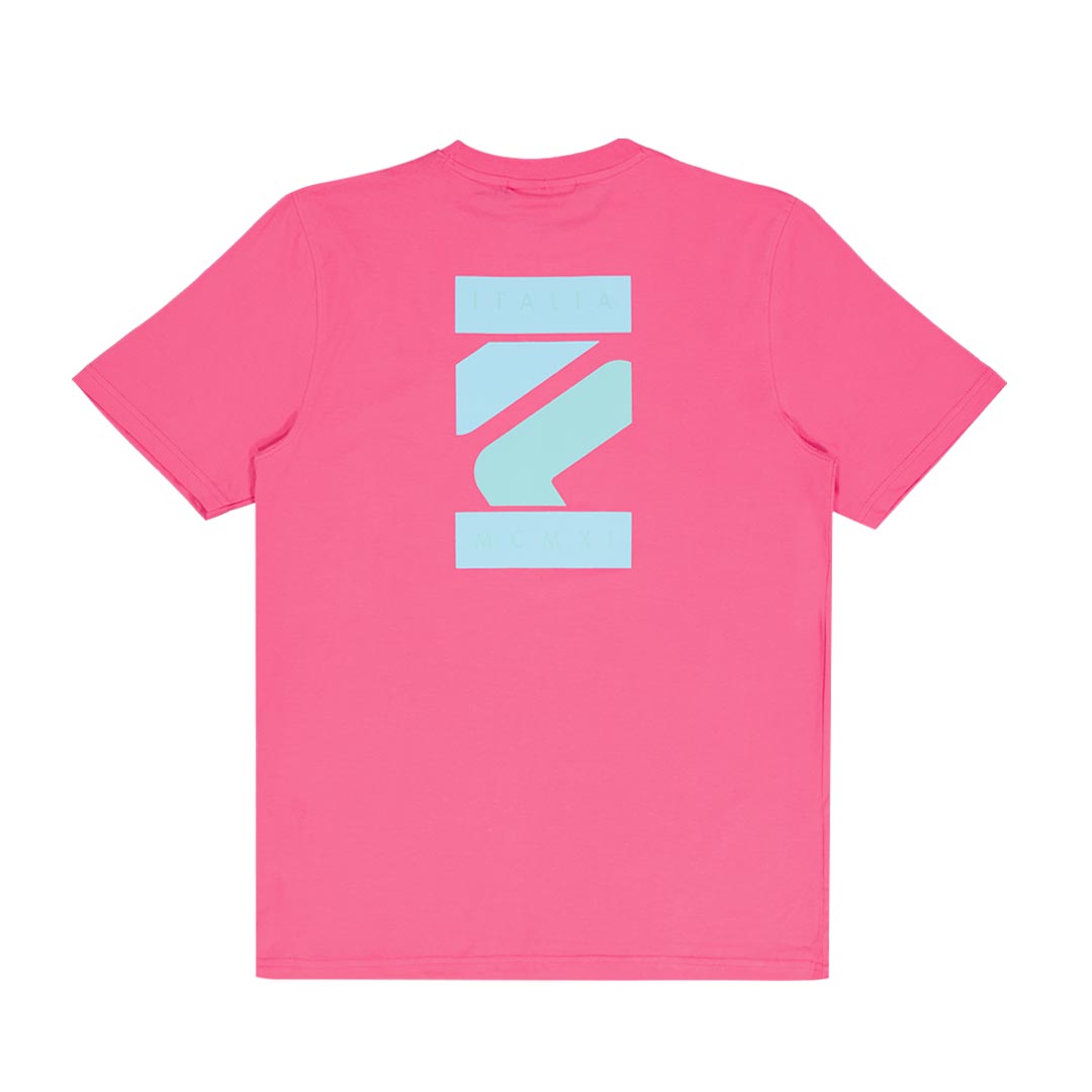 Pink and hot sale black fila shirt