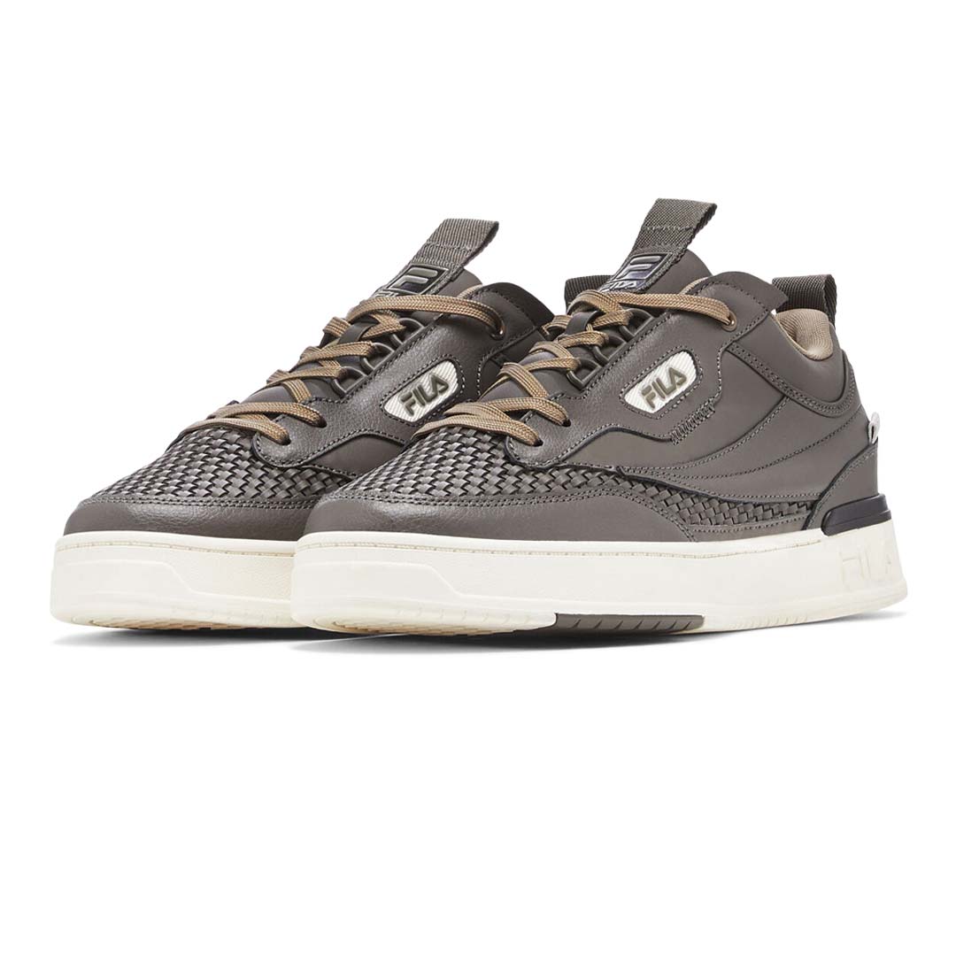 FILA Men s T 1 MID Saga Shoes 1FM01738 232 Gry Wht M12