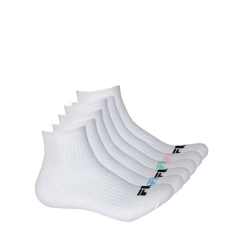 FILA - Lot de 6 chaussettes 1/4 pour femme (W-FW0082 COMBO1)