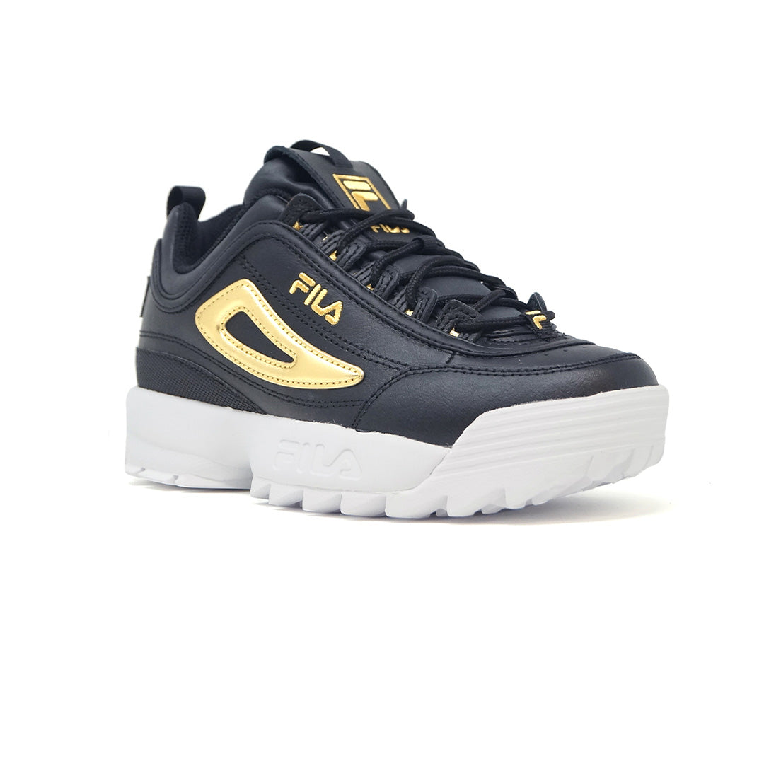 Fila disruptor gold metallic sale