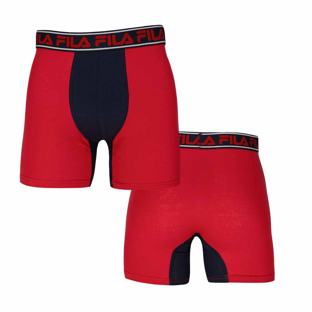 FILA - Lot de 4 boxers pour homme (FM412BXCS15 410)