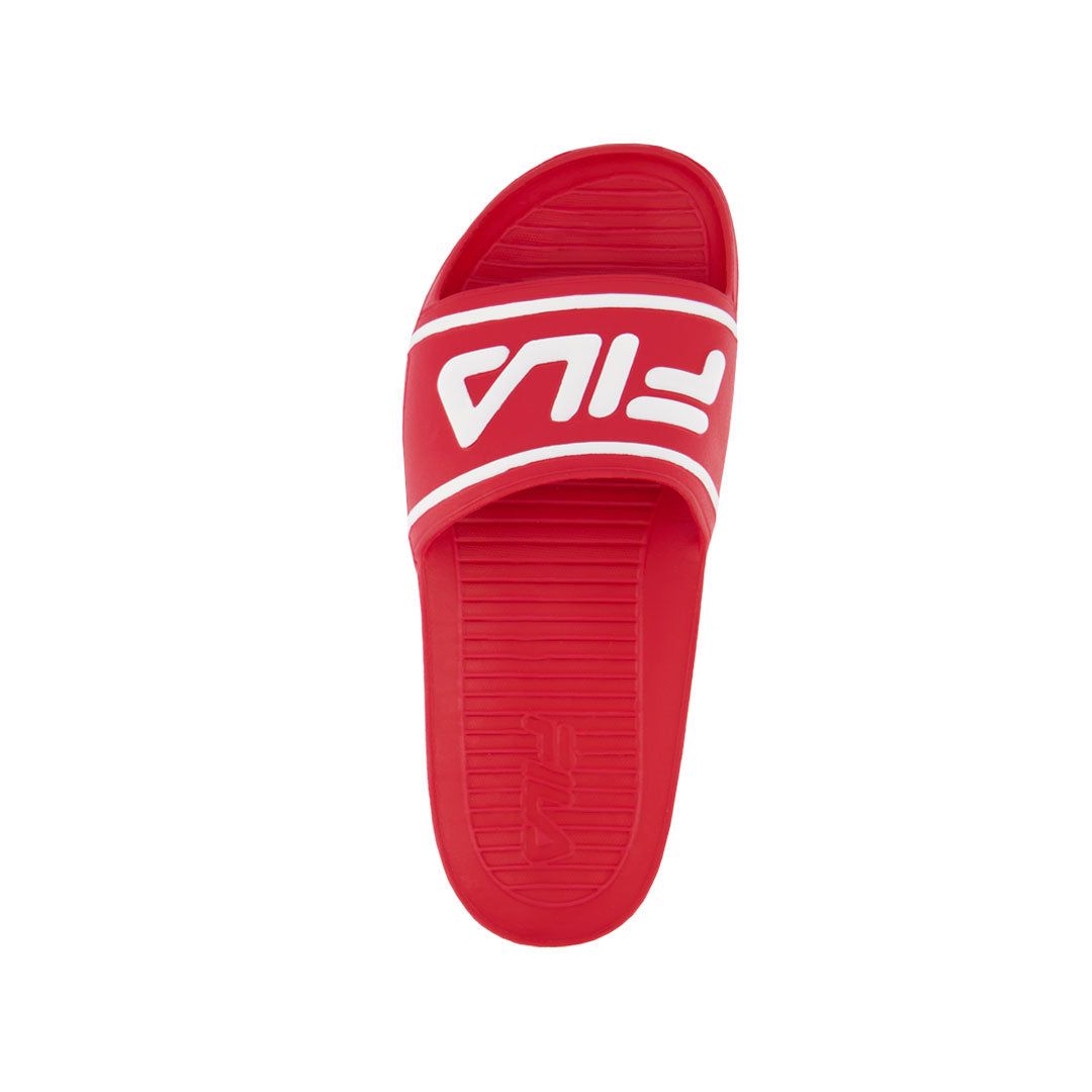 Fila best sale slides red