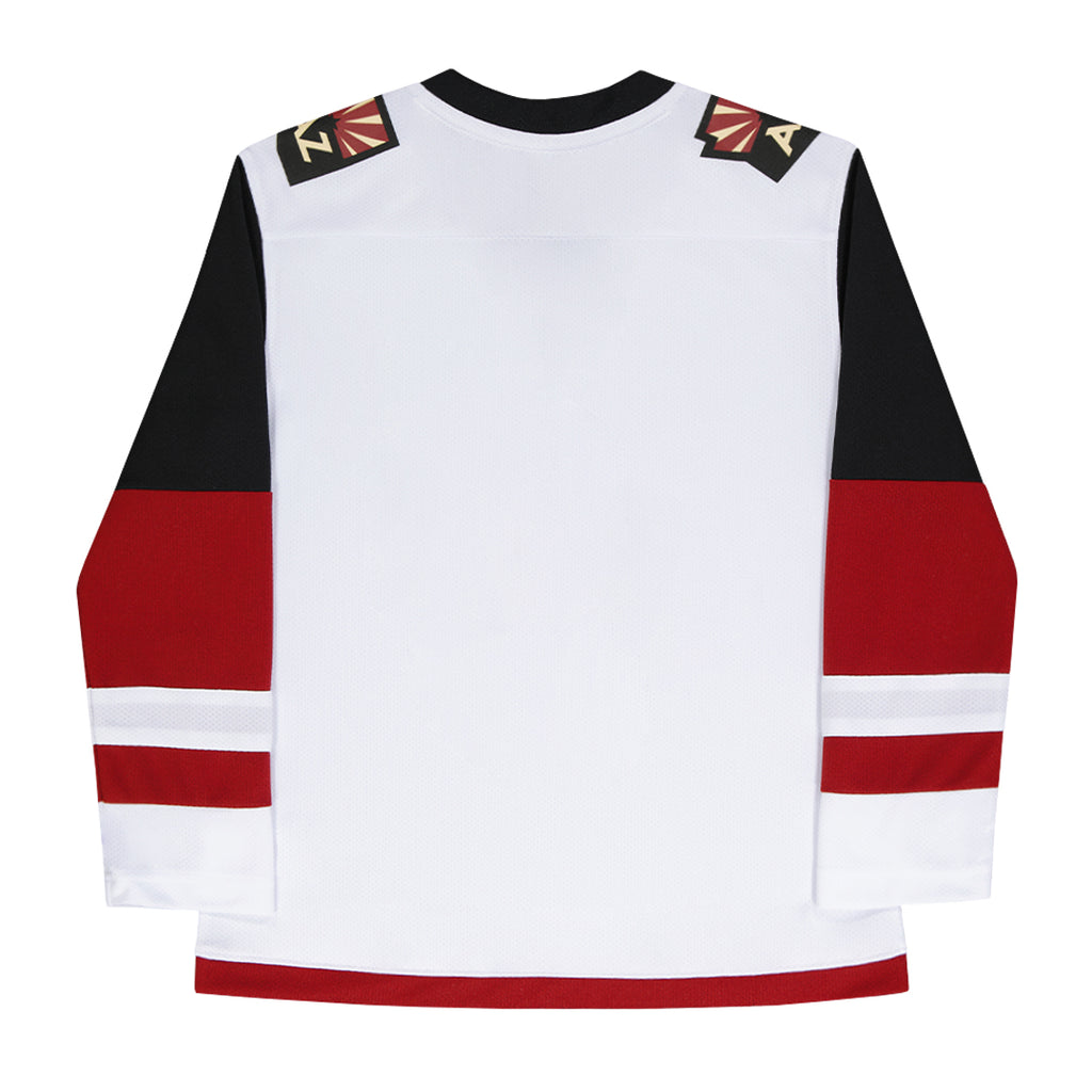 Fanatics - Maillot extérieur réplique des Coyotes de l'Arizona pour enfants (jeunes) (265Y ACYA 2GS RJA)