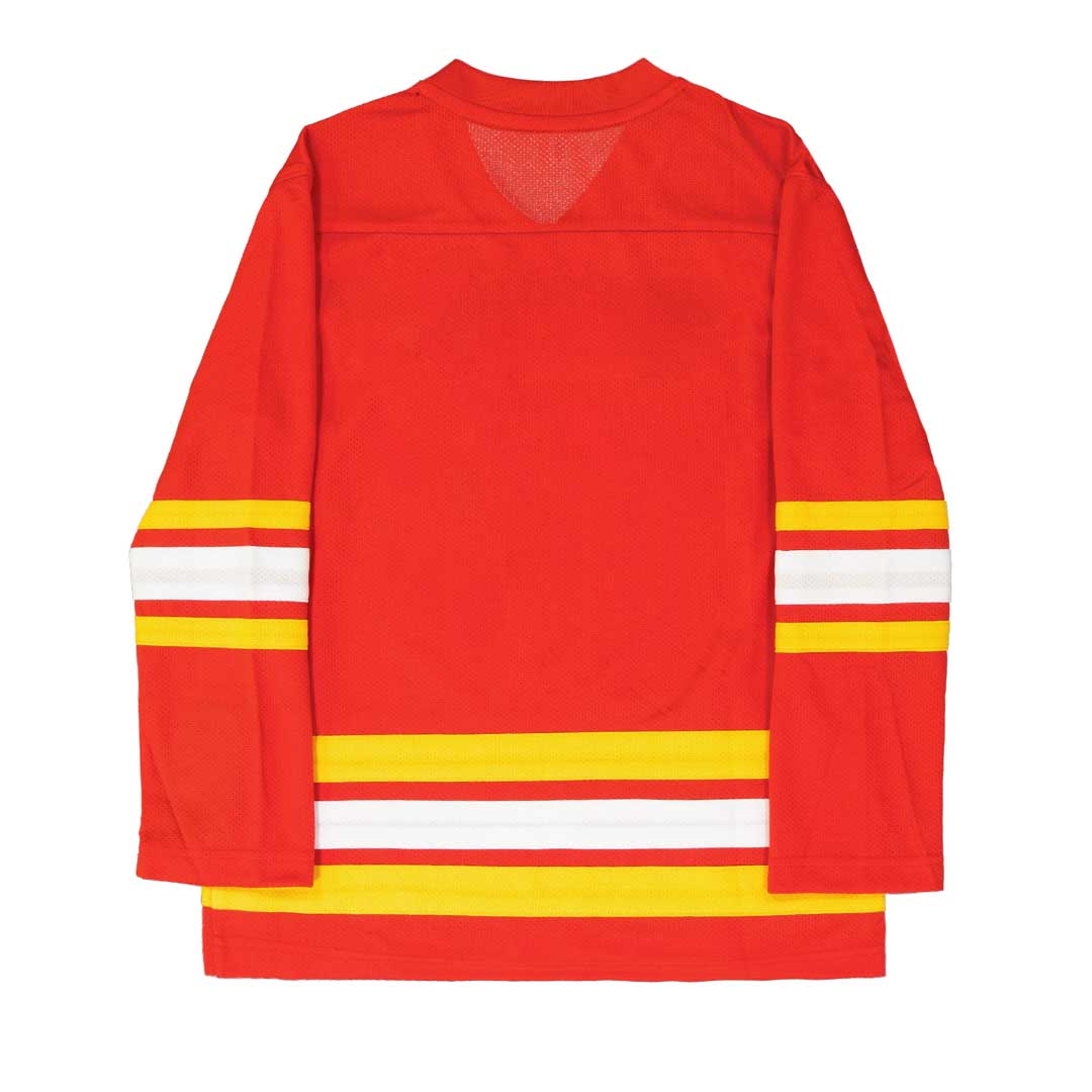 Calgary Flames Preschool Team Home Replica Custom Jersey - Red