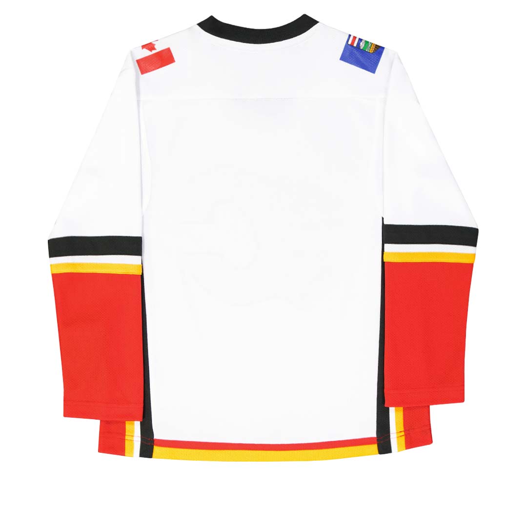 Fanatics Kids Youth Calgary Flames Away Replica Jersey 265Y