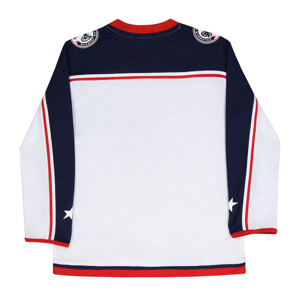 Fanatics - Chandail Columbus Blue Jackets Replica Away pour enfants (jeunes) (265Y CBJA 2GD RJA)