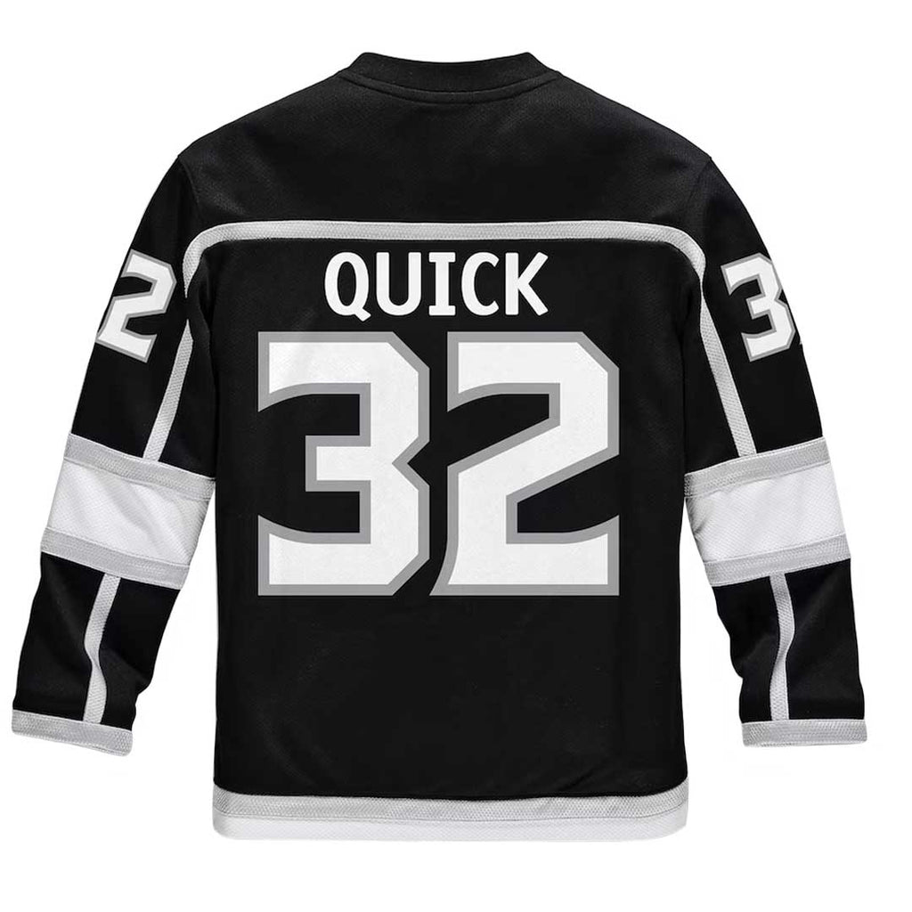 Fanatics - Kids' (Youth) Los Angeles Kings J. Quick Replica Home Jersey (265Y LKIH H3E 32Q)