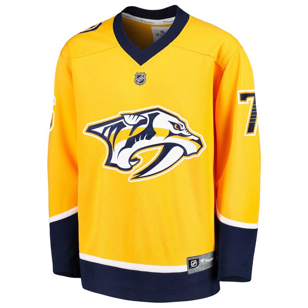 New men's NHL Nashville Predators Breakaway Jersey #76 Subban Gold SZ  small