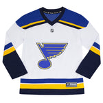 Fanatics - Maillot Extérieur St. Louis Blues pour enfants (jeunes) (265Y SLBA 2AM RJA)