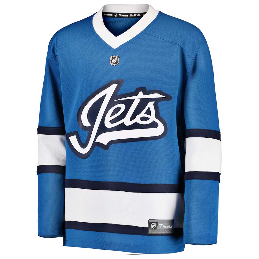 Fanatics Kids Youth Winnipeg Jets Blank Replica Jersey 265Y WJEX SVP Sports